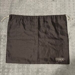 Coach Dark Brown Dust Bag